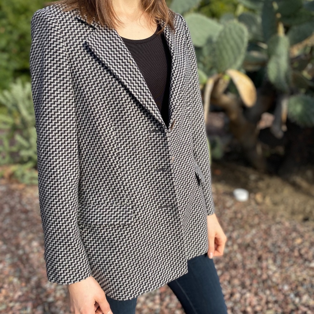 Vintage Armani Patterned Blazer